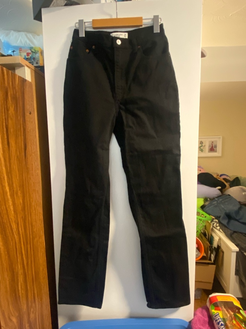 ☀️Abercrombie and fitch 90s high rise straight jeans